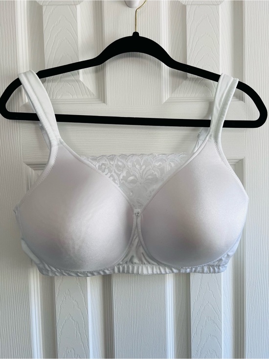 Jodee Other - Jodee 40D White Mastectomy Bra Pocketed Wire Free Post Surgery Lace Comfort